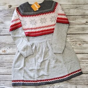 Gymboree Sweater Dress Snowflake Sweater Dress Christmas Holiday Outfit NWT